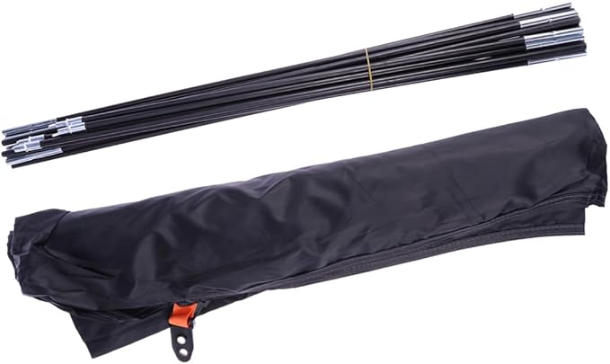 Balacoo Portable Triangle Beach Tent Canopy Shelter UV for Camping Fishing Lightweight Durable Design Black Grey