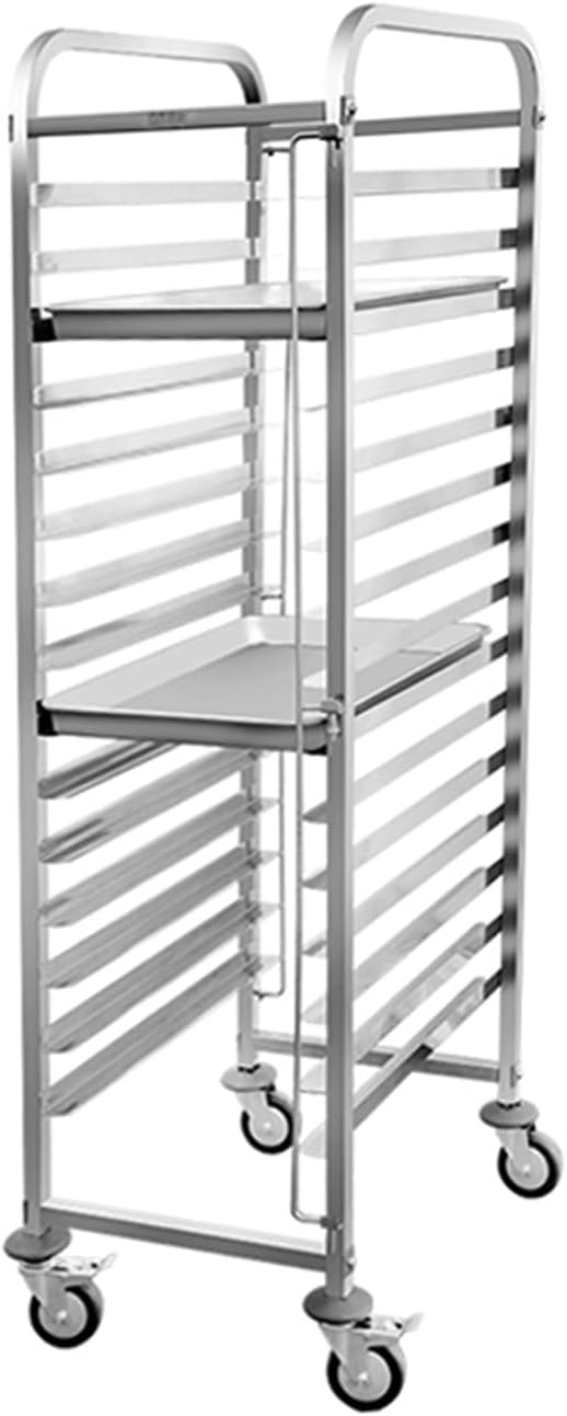 Quick Rack for Baking PansHeavy-Duty Rolling Baking Pan Speed Rack for Bread Proofing &amp Storage - Ideal for Bakeries &amp Commercial Kitchens - Maximize Efficiency &amp Space