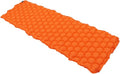 Inflatable Camping Tent Mat Waterproof Sleeping Pad Portable Air Mattress Lightweight Outdoor Sleeping Cushion for Hiking Backpacking Travel (192x58x6cm Orange)