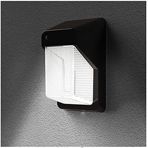 Commercial Electric LED Wall Pack Dark Bronze Dusk to Dawn