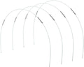 Fiberglass Long Arch Poles for Bike Tent Awning Frame Kit - Replacement Tent Rods Bar Support Rods for Hiking and Camping Tarp Poles