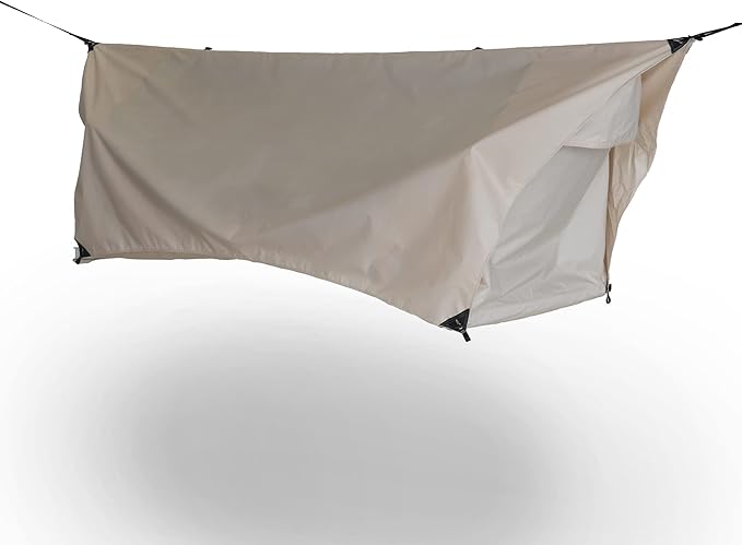 Haven Tents Lay Flat Hammock Tent - Waterproof Camping Hammock with Mosquito Net Insulated Pad and Rainfly - Haven Tent Haven XL Haven Safari
