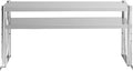 Stainless Steel Double Overshelf 48''L x 12''W Commercial 2 Tier Overshelf Height Adjustable Overshelf for Prep Work Table in Kitchen Restaurant