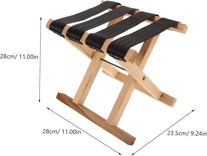 Zerodeko Foldable Camping Stool Portable Stool for Fishing Small Chair Sturdy Material Multi-use