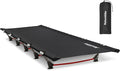 Naturehike Ultralight Camping Cot Easy to Assemble Folding Tent Cot Compact &amp Protable Camping Bed for Camping Mountaineering &amp Hiking Supports 330lbs with Carry Bag GreenWild Dark Black