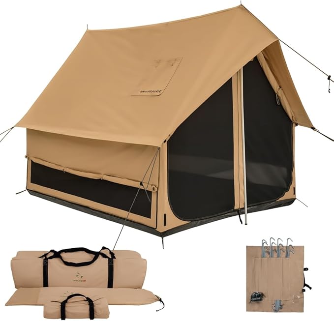 WHITEDUCK Rover Canvas Scout Tent Waterproof 4 Season Luxury Outdoor Camping and Glamping Yurt Tent
