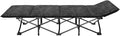 Folding Camping Cot Portable Ultralight Camping Bed Outdoor Fishing Assisted Recliner Foldable Single Person Simple Bed Tourism Equipment(66X188 black2)