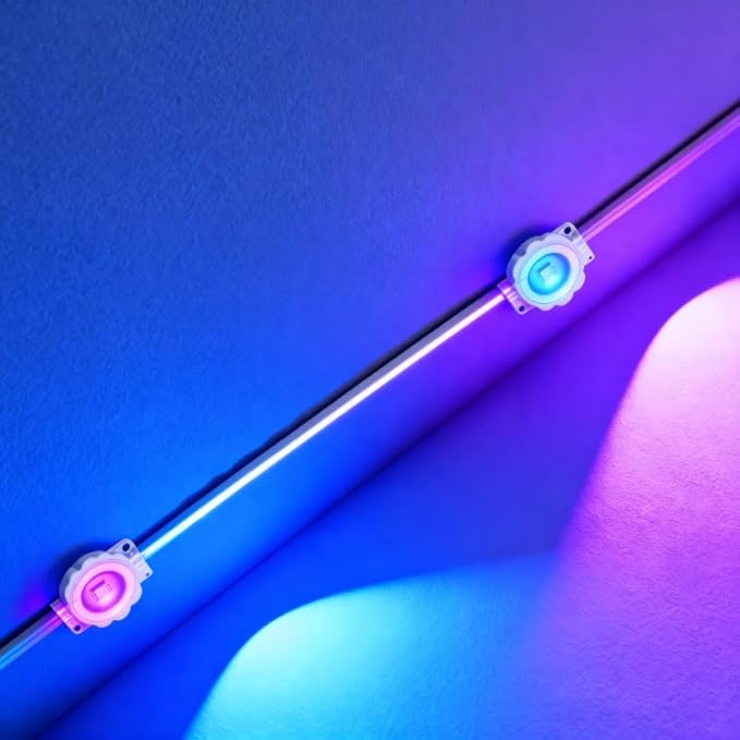 Permanent Outdoor LightsSmart RGB Outdoor Lights with Remote APP Control 100 Ft with 72 LED IP67 Waterproof Outside Light for House for Holiday Party Dailyy(unconnectable)