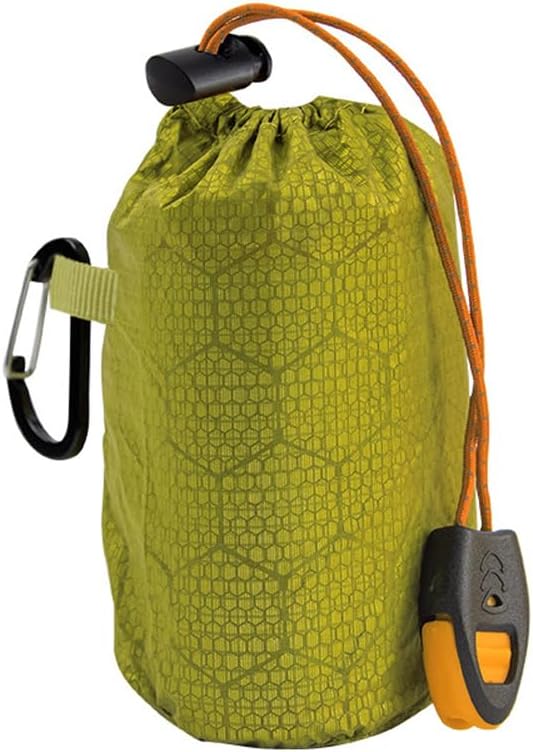 Emergency Sleeping Bag Thermal Bivvy Lightweight Survival Sleeping Bags Thermal Bivy Sack Portable Compact Waterproof Reusable for Camping Hiking Outdoor Activities