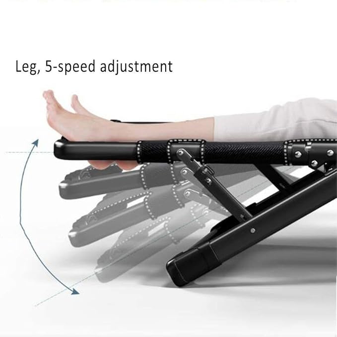 Lounger Garden Loungers Folding Chair Folding with Cotton Pad Adjustable Chair Multi-Functional Adult Office Lunch Portable Outdoor Garden Lounge Chair