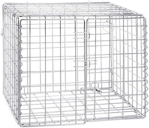 HUBERT Lockable Security Cage Chrome Wire - 18 L x 24 W x 15 H