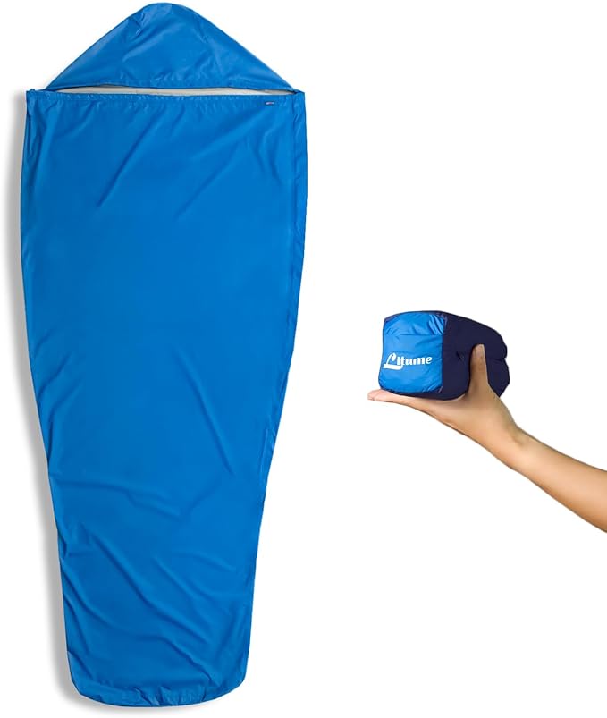Litume Bivy Sack Sleeping Bag Cover – Waterproof Mummy-Style Compact &amp Lightweight Shelter for Stealth Camping Backpackers Wild bushcraft Equipment Outdoor Survival