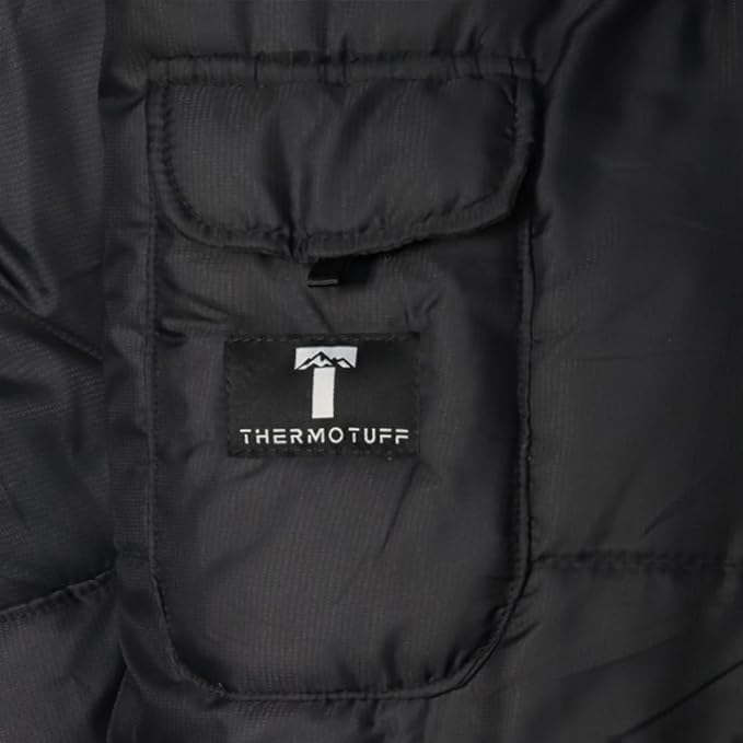 Thermotuff Wearable Sleeping Bag with Dual Hoodie Long Sleeves Pockets &amp Adjustable Drawstring - Ideal for Camping Cold Weather Hiking and Stadium Sak Blanket