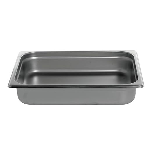 Kratos 1/2 Size Steam Table Pan 24 Gauge Stainless Steel - 2 1/2D