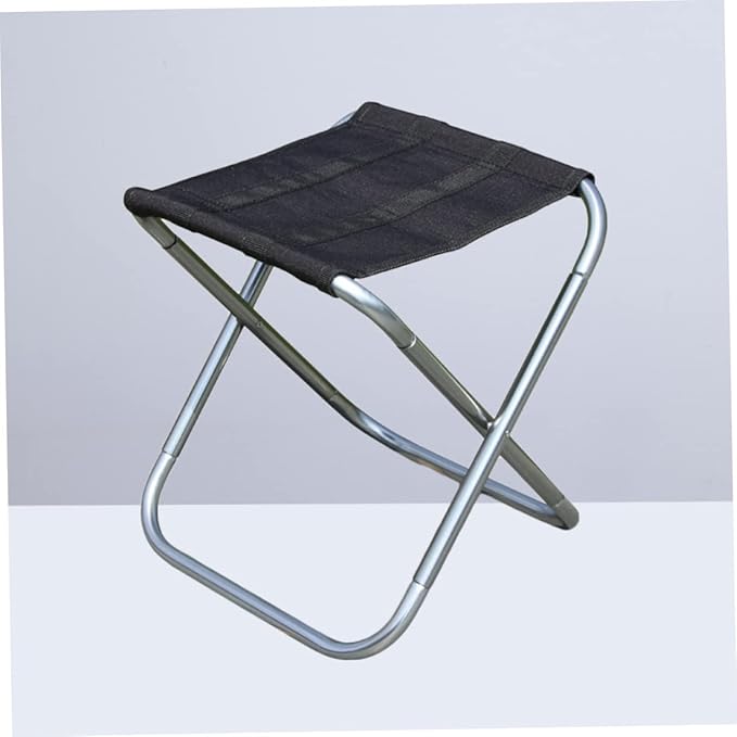 Camping Stool Lightweight Oxford Chair Portable Folding Stool for Adults Beach Travel BBQ Outdoor Activities