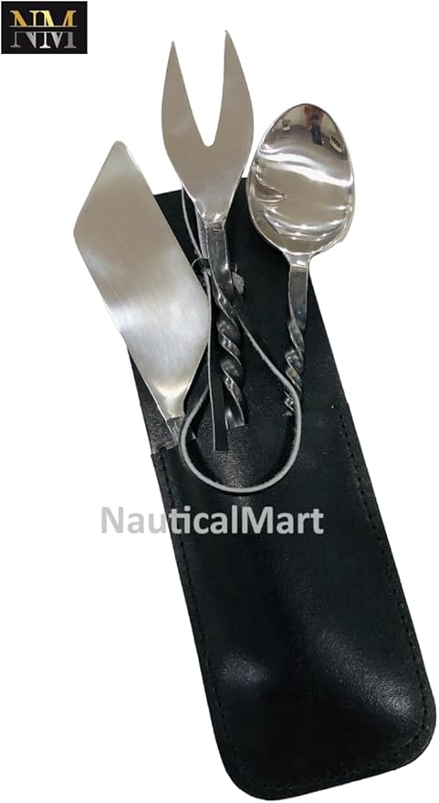Dining Set Feasting Utensils with 3 pieces Cutlery Knife Fork Spoon Decoration Cutlery Medieval Viking