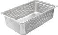 Winco Full Size 6 Deep Metal Food Pan/Steam Table Pan Perforated 22 Gauge
