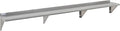 29N-017 - Commercial NSF Solid Stainless Steel Wall Shelf - 96 Wx12 D - 365 lb. Weight Capacity