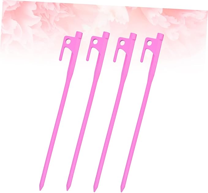 4pcs Tent Ground Pegs for Camping Stakes Heavy Duty Anchors Nails Pins Accessories