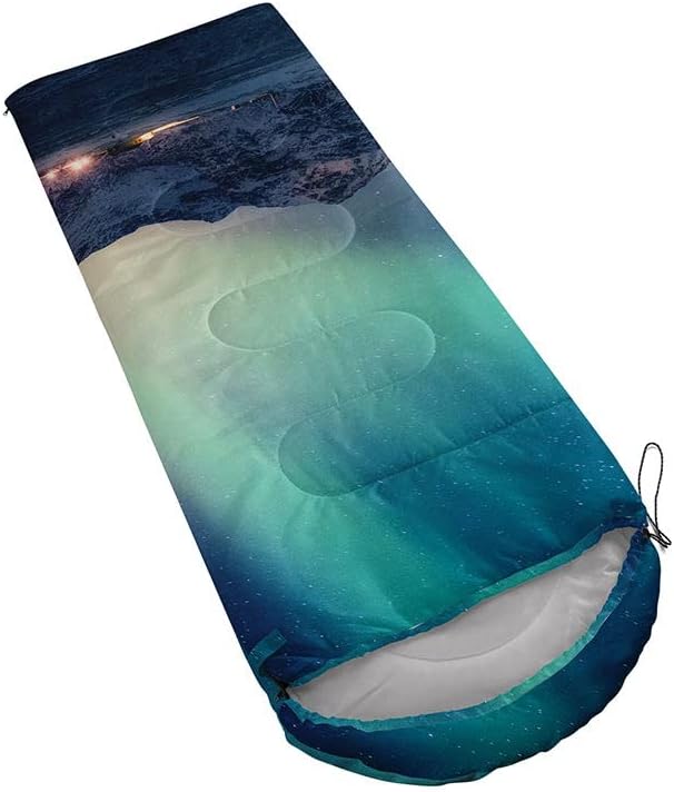 Sleeping Bag for Kids AdultsBrown Giraffe Fur Pattern-Lightweight Warm Portable Outdoor Indoor-Waterproof Cold Weather Resistant Sleeping Bag for Camping Hiking