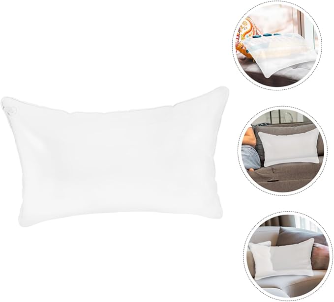 balacoo Inflatable Camping Pillow Insert Portable and Cushion for Travel Comfortable Inflatable Throw Cushion for Home and Outdoor Use Soft Material