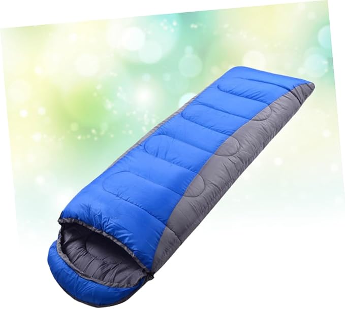 STOBAZA Winter Thickened Outdoor Camping for Adults Lightweight Hiking Sleep Sack with Drawstring Hood Cold Weather Gear for Backpacking and Trekking