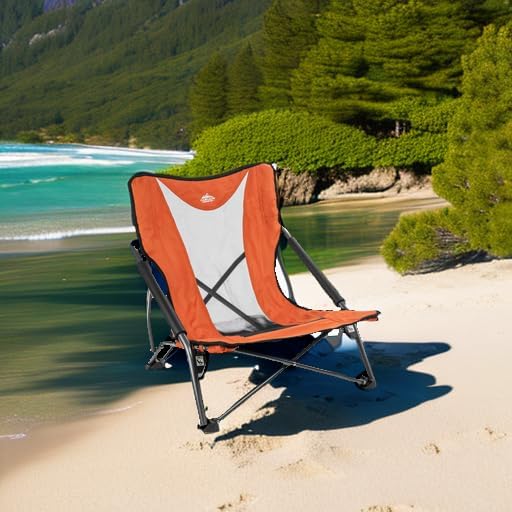 Cascade Mountain Tech Folding Camp Chair for Camping Beach Picnic Barbqeues Sporting Events with Carry Bag