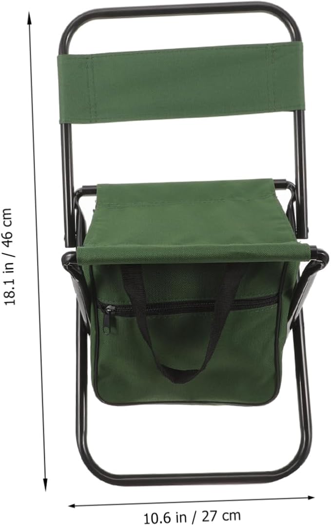 Comfortable Folding Chair Backrest Multi-Functional Portable Stool for Fishing Camping and Beach Use Lightweight Design for Outdoor Activities