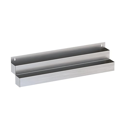 Stainless Steel Double Tier Speed Rail Liquor Rack Speed Rack Bottle Holder - 42 Inch