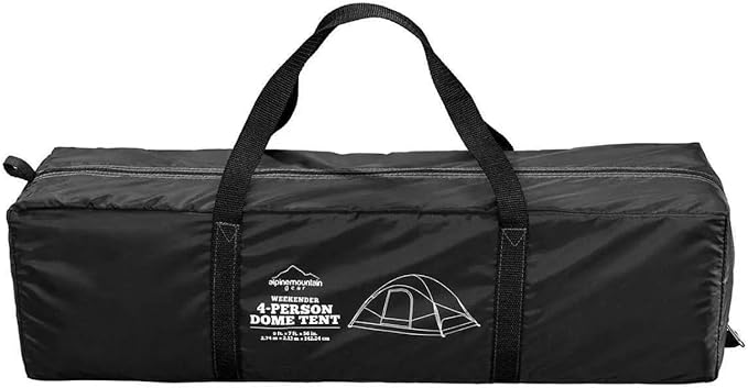 Weekender Family Camping Tent for 3/4/6 People - Quick Setup Dome Tent for Camping/Backpacking by Caddis Sports