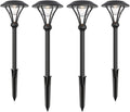 Low Voltage Pathway Lights 12V AC Landscape Lighting Kit 1W LED Path Lights 4PK Outdoor Hardwired 60 Lumen 3000K Warm White Walkway Light with Connectors and Stakes