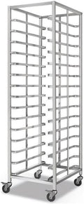 15 Shelf Rolling Rack for Brewery and Beverage Industry Heavy Duty Storage Solution
