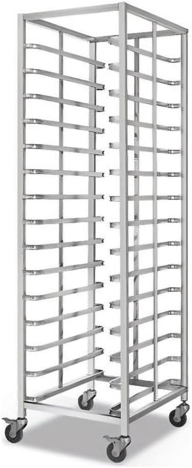 15 Shelf Rolling Rack for Brewery and Beverage Industry Heavy Duty Storage Solution