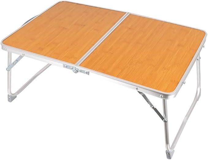 Folding Camping Tables Lightweight Sturdy Aluminum Outdoor Folding Table with Carrying Bag for Camp Picnic Beach(Small)