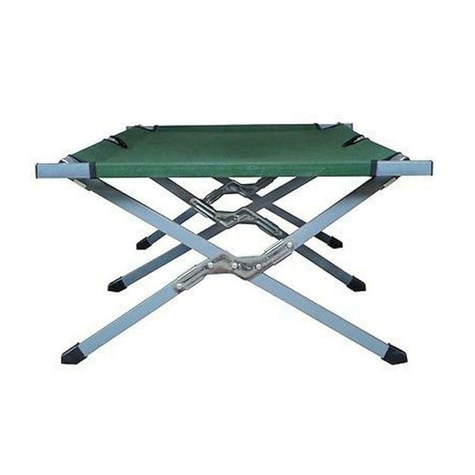 Portable Folding Camping Cot with Carrying Bag Outdoor Military Army Green (74.41*25.20*16.54)inches