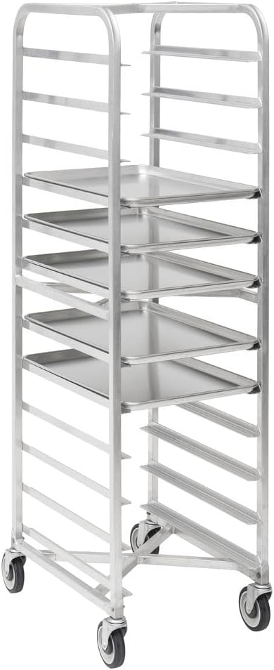 HUBERT Aluminum Nesting X-Frame Rack - 25 L x 20 1/2 W x 70 5/8 H