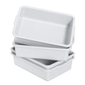 13 L Plastic Kitchen Bus Tubs 4 Pack Restaurant Bus Bin Meat Processing Tubs Light Gray
