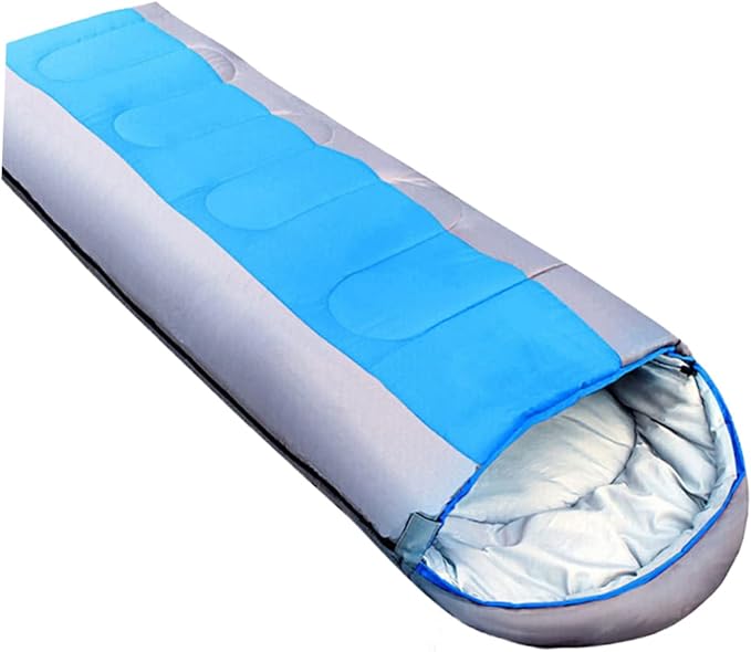 POPETPOP Camping Sleeping Bag for Backpacking Warm Lightweight Adult Outdoor Adventure