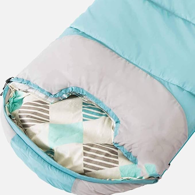 Adult Sleeping Bag Autumn Winter Envelope Hooded Outdoor Travel Camping Water Resistant