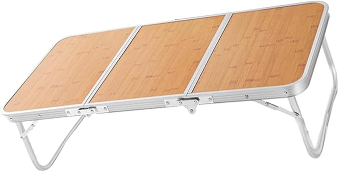 Portable Folding Camping Table Aluminum Outdoor Side Desk with Carry Handle for Hiking Picnic BBQ and Travel