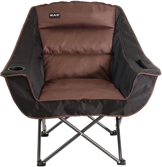 MacSports Modern Club Chair-Brown