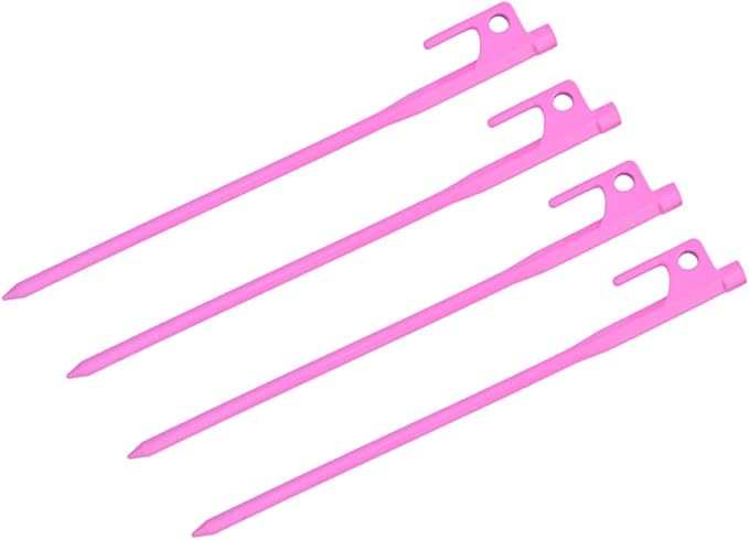 4pcs Tent Ground Pegs for Camping Stakes Heavy Duty Anchors Nails Pins Accessories