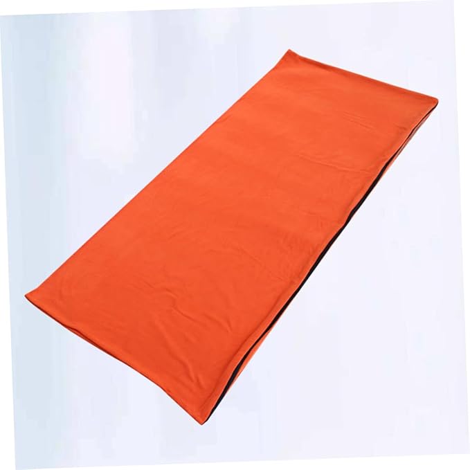 SUPVOX Fleece Envelope Sleeping Bag for Adults Portable Camping Travel Sleeping Bag Lightweight Warm Sleep Sack for Outdoor Activities