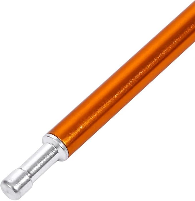 Aluminum Alloy Tent Poles Replacement 2pcs Lightweight Aluminum Tent Pole for Camping Hiking Durable Collapsible Tent Poles 142 inch/pc
