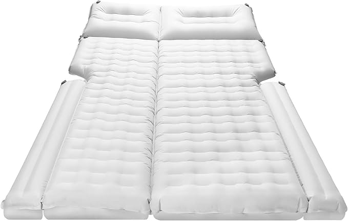 SUV Inflatable Mattress Portable Camping Sleeping Mat Honeycomb Design Car Bed Car Inflatable Mattress Rv Mpv Sleeping Mat