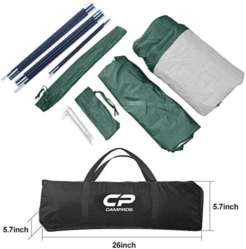 Tents for Camping 6 Person Tent Waterproof Windproof Double Layer Family Camping Tent Easy Setup Dome Tent with Large Mesh Windows &amp Wider Door for Outdoor Camping &amp Hiking
