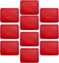 CIBI Food Storage Container Lids (3 Cup Red - 10 PK) Compatible with Pyrex 7210-PC Glass Containers Dishwasher and Microwave Safe Replacement Lids