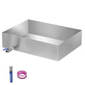 Maple Syrup Evaporator Pan 304 Stainless Steel Maple Syrup Evaporator with Valve and Thermometer 11Gal Feed Pan for Boiling Maple Syrup 24 x 18 x 6 Inch Maple Syrup Making Supplies for Home