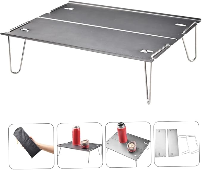 Portable Folding Camping Table Mini Picnic Desk Lightweight Travel Table