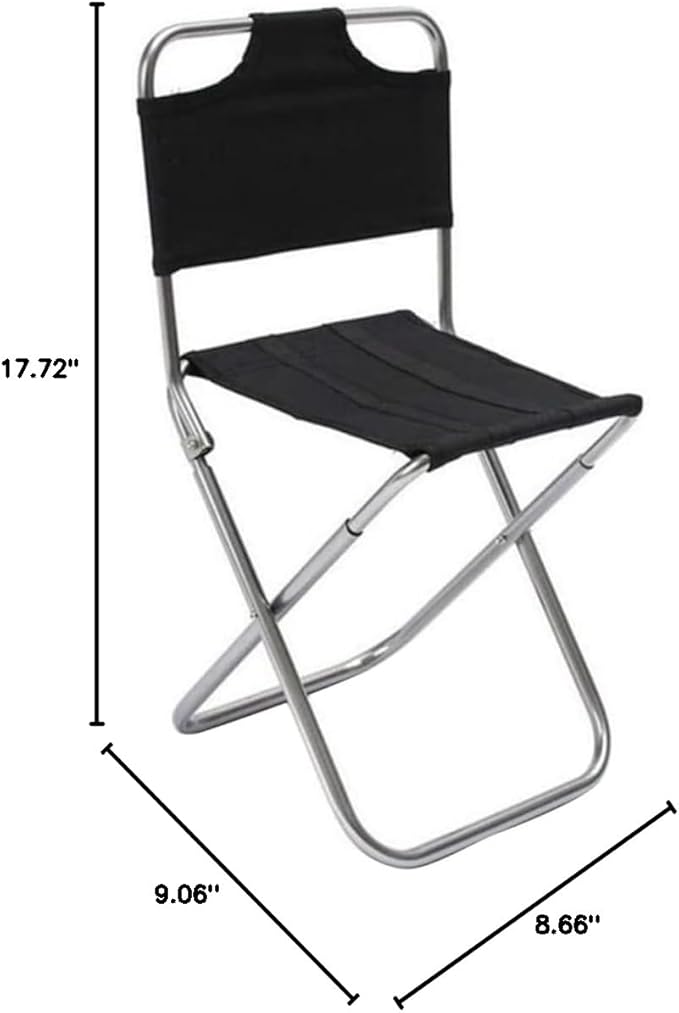 balacoo Portable Camping Stool Outdoor Folding Chair Strong Load-Bearing Principle Easy to Carry Sports Outdoors